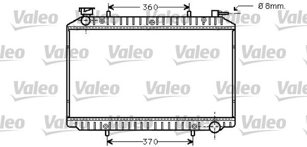 VALEO 734446 Radiator, engine cooling