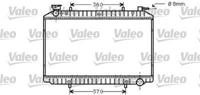 Radiator, engine cooling VALEO 734446