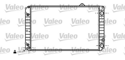 Radiator, engine cooling VALEO 734695