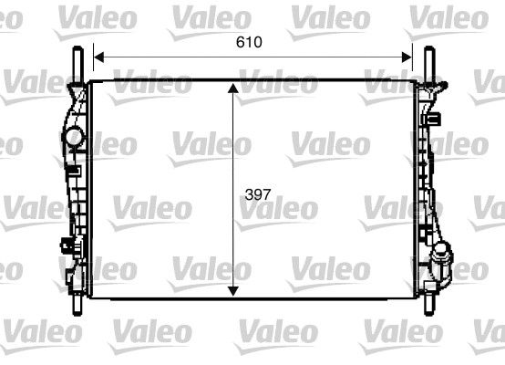 VALEO 734696 Radiator, engine cooling