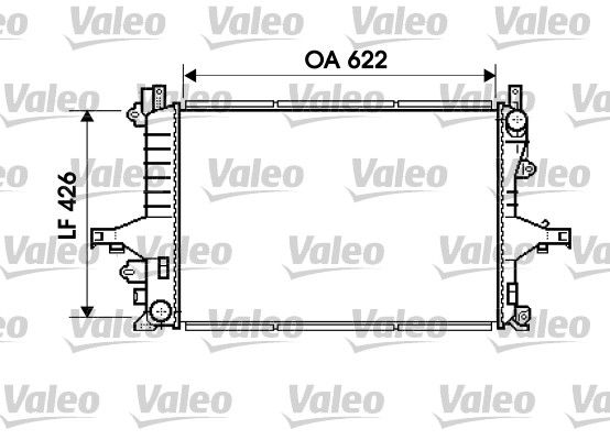 VALEO 734719 Radiator, engine cooling