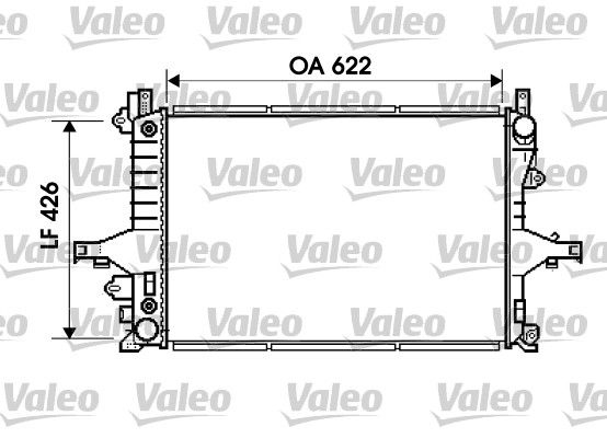 VALEO 734720 Radiator, engine cooling