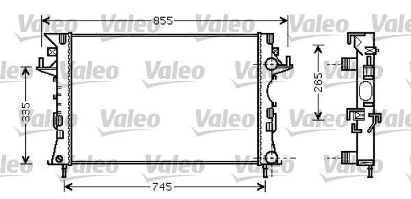 VALEO 734728 Radiator, engine cooling