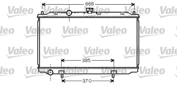 VALEO 734737 Radiator, engine cooling
