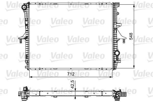 VALEO 734740 Radiator, engine cooling