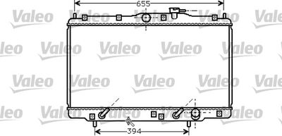 Radiator, engine cooling VALEO 734747