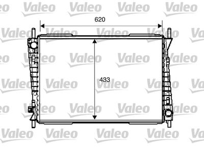 Radiator, engine cooling VALEO 734785