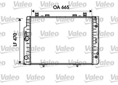Radiator, engine cooling VALEO 734793