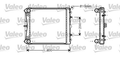 Radiator, engine cooling VALEO 734827