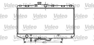 Radiator, engine cooling VALEO 734839