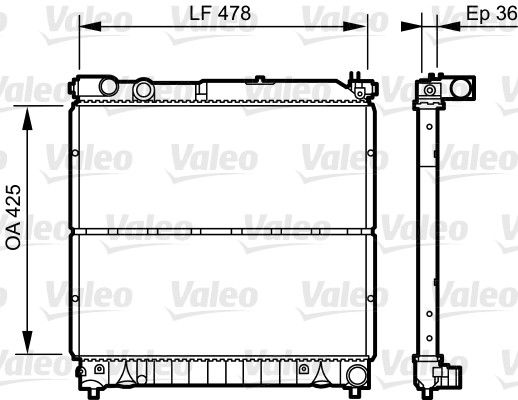 VALEO 734919 Radiator, engine cooling