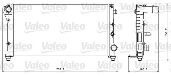 VALEO 734924 Radiator, engine cooling