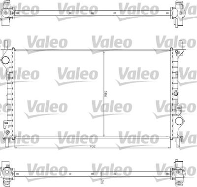 Radiator, engine cooling VALEO 735043