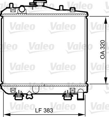 VALEO 735079 Radiator, engine cooling