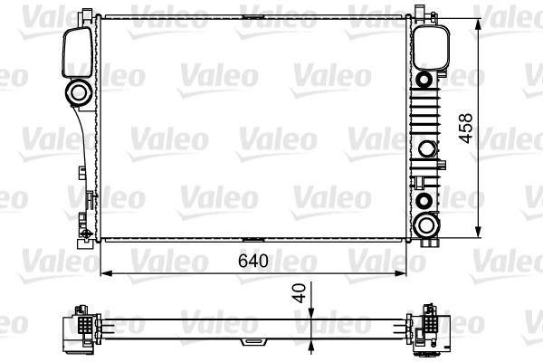 VALEO 735299 Radiator, engine cooling