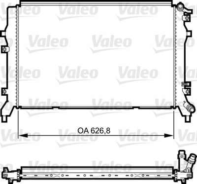 Radiator, engine cooling VALEO 735375