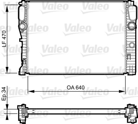 VALEO 735382 Radiator, engine cooling