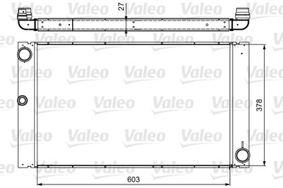 Radiator, engine cooling VALEO 735475