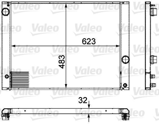 VALEO 735476 Radiator, engine cooling