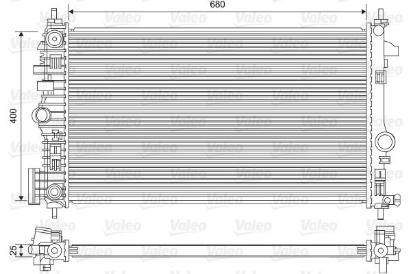 VALEO 735486 Radiator, engine cooling