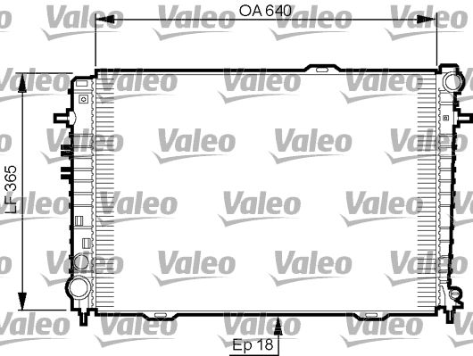 VALEO 735500 Radiator, engine cooling