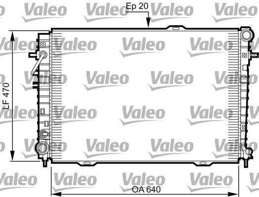 VALEO 735507 Radiator, engine cooling