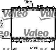Radiator, engine cooling VALEO 735523