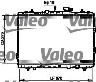 VALEO 735525 Radiator, engine cooling