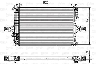 Radiator, engine cooling VALEO 735539