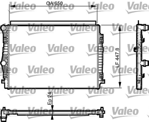 VALEO 735559 Radiator, engine cooling