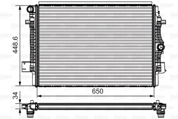 VALEO 735622 Radiator, engine cooling