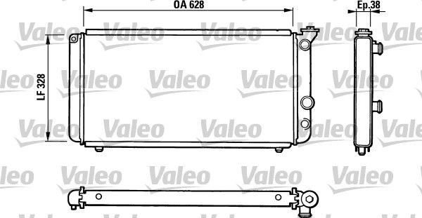 VALEO 810835 Radiator, engine cooling