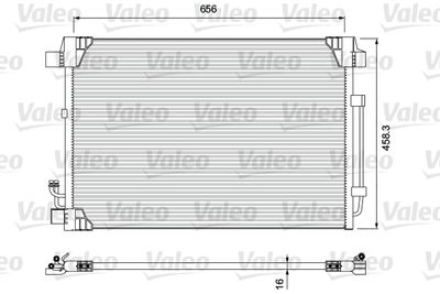 Condenser, air conditioning VALEO 810910