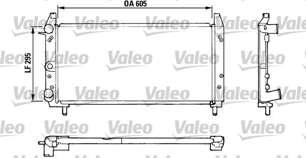VALEO 810924 Radiator, engine cooling