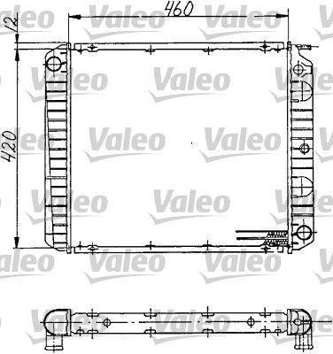 VALEO 810968 Radiator, engine cooling