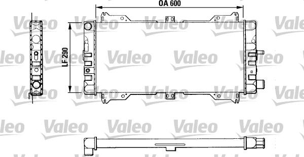 VALEO 811047 Radiator, engine cooling