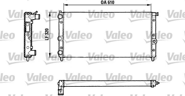 VALEO 811067 Radiator, engine cooling