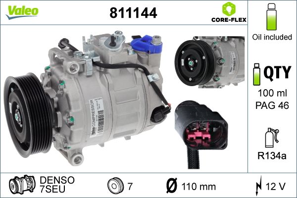 VALEO 811144 Compressor, air conditioning