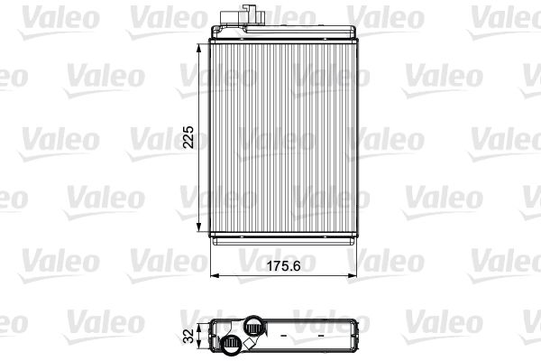 VALEO 811507 Heat Exchanger, interior heating