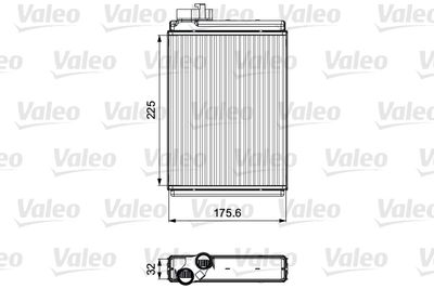 Heat Exchanger, interior heating VALEO 811507