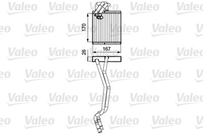 Heat Exchanger, interior heating VALEO 811509