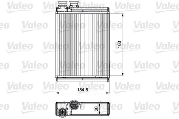 VALEO 811517 Heat Exchanger, interior heating