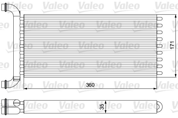 VALEO 811521 Heat Exchanger, interior heating