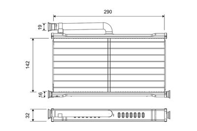 Heat Exchanger, interior heating VALEO 811527