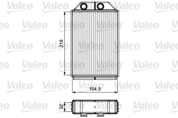 VALEO 811530 Heat Exchanger, interior heating