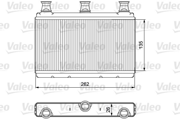 VALEO 811537 Heat Exchanger, interior heating