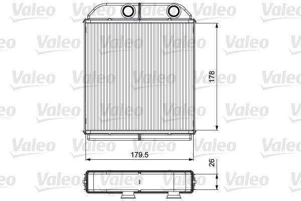 VALEO 811538 Heat Exchanger, interior heating