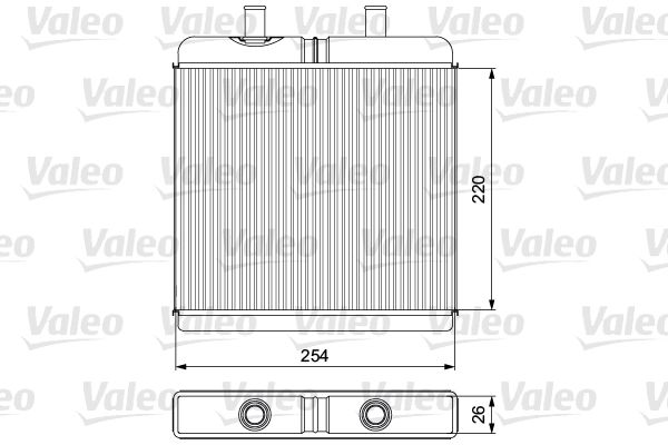 VALEO 811539 Heat Exchanger, interior heating
