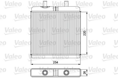 Heat Exchanger, interior heating VALEO 811539