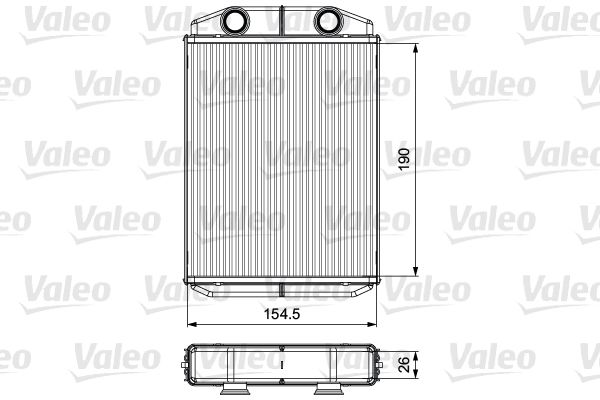 VALEO 811553 Heat Exchanger, interior heating
